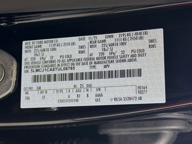 2026 Lincoln Corsair Premiere