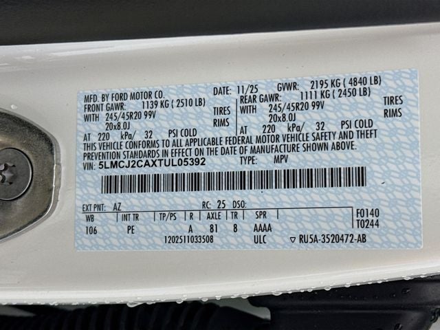 2026 Lincoln Corsair Reserve