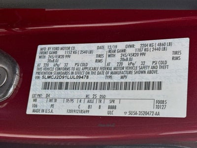 2020 Lincoln Corsair Reserve