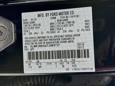 2026 Lincoln Nautilus Reserve