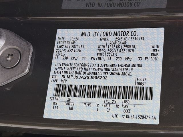 2025 Lincoln Nautilus Black Label