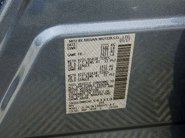 2017 INFINITI QX60 Base