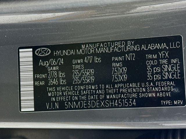 2025 Hyundai Tucson Limited