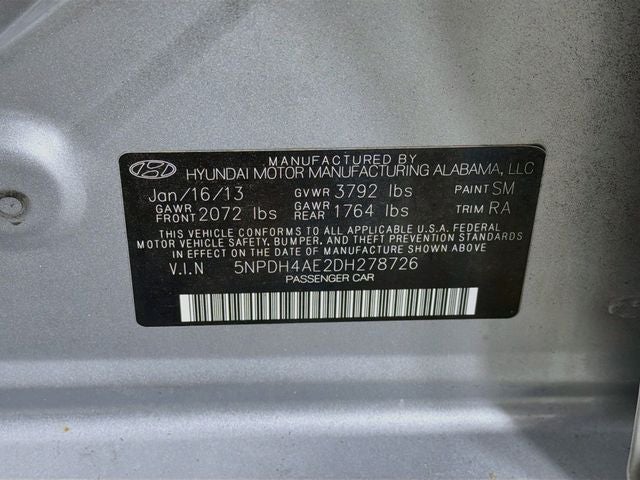 2013 Hyundai Elantra Limited
