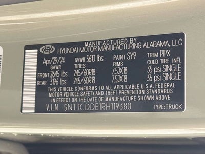 2024 Hyundai Santa Cruz SEL