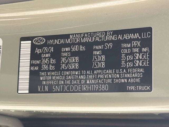 2024 Hyundai Santa Cruz SEL