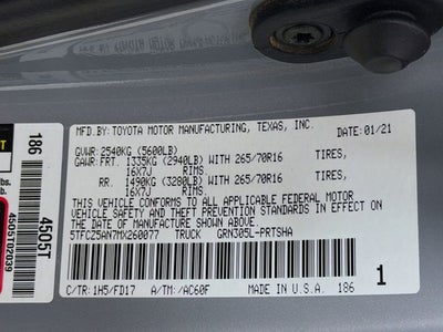 2021 Toyota Tacoma TRD Off-Road V6