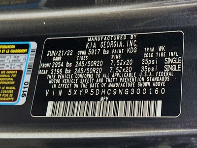 2022 Kia Telluride SX