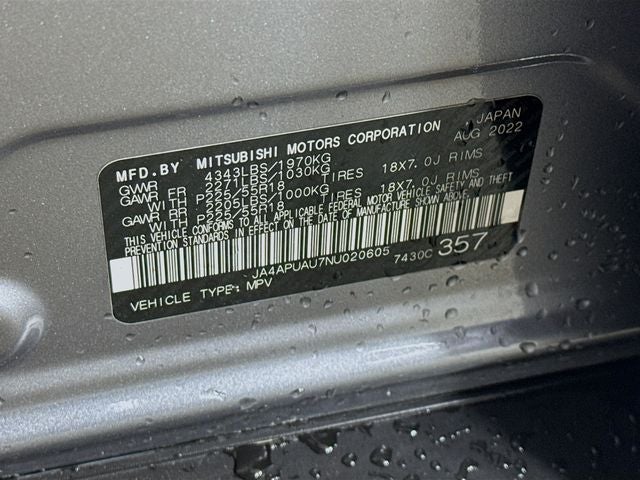 2022 Mitsubishi Outlander Sport 2.0 LE