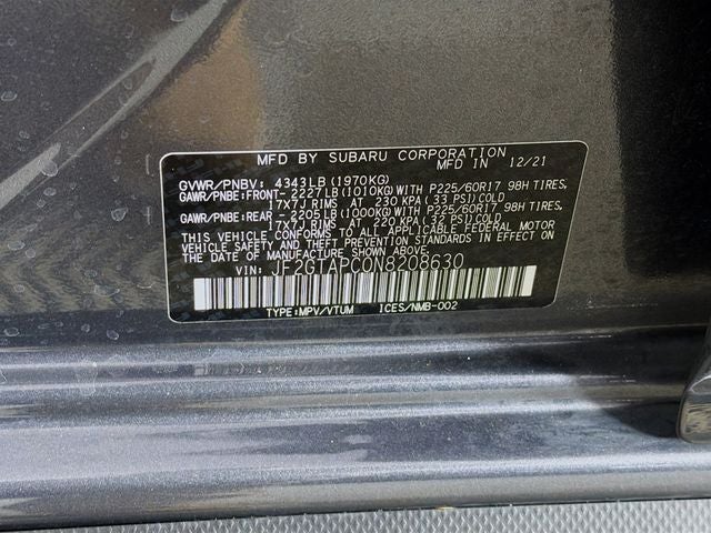 2022 Subaru Crosstrek Premium
