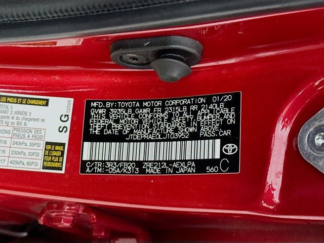 2020 Toyota Corolla LE