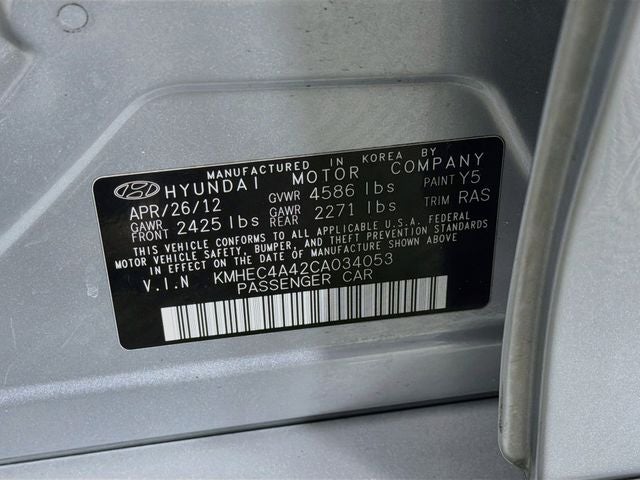 2012 Hyundai Sonata Hybrid Base