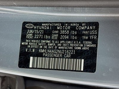 2022 Hyundai Elantra SEL