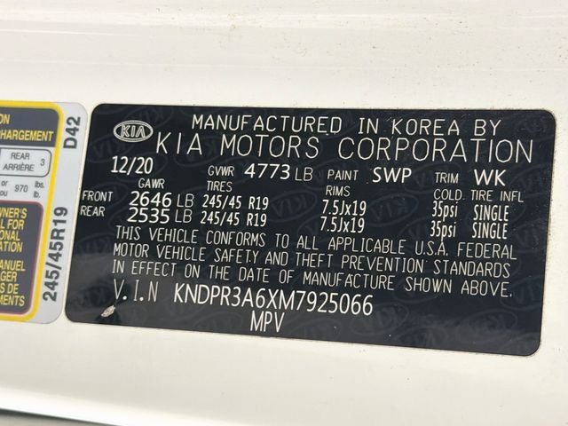 2021 Kia Sportage SX