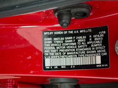 2019 Honda Civic Sport Touring