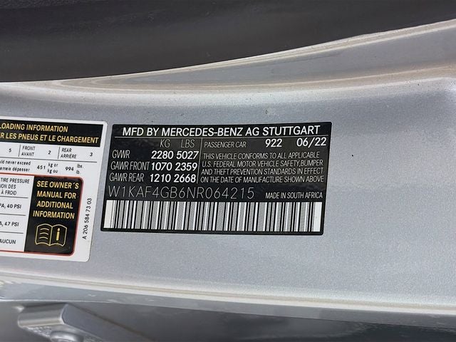 2022 Mercedes-Benz C-Class C 300