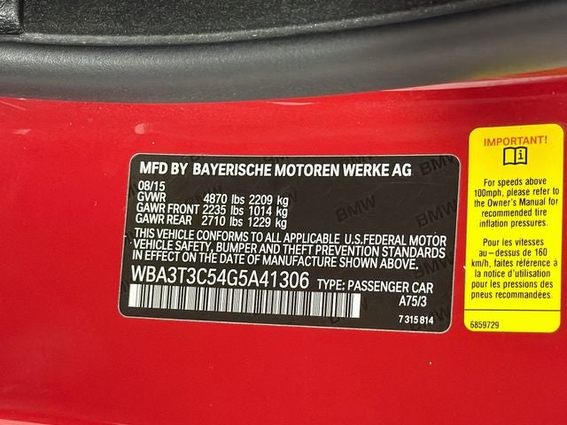 2016 BMW 4 Series 435i