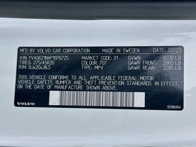 2023 Volvo XC90 B6 Plus 6-Seater