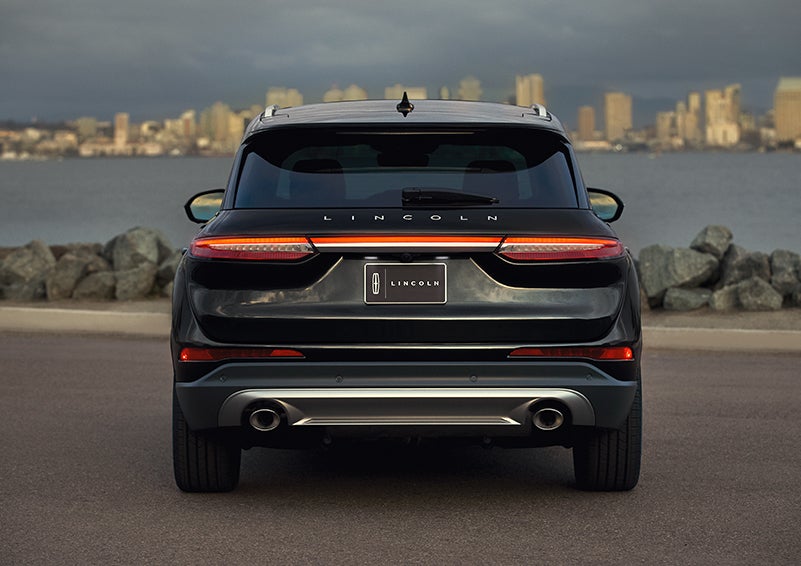 The rear lighting of the 2024 Lincoln Corsair® SUV spans the entire width of the vehicle. | Bozard Lincoln in Saint Augustine FL