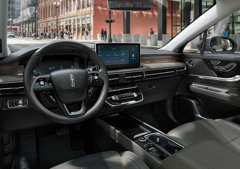 The interior dashboard of 2024 Lincoln Corsair® SUV is shown here. | Bozard Lincoln in Saint Augustine FL