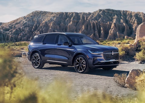 A 2024 Lincoln Nautilus® SUV is parked in a desert national park. | Bozard Lincoln in Saint Augustine FL