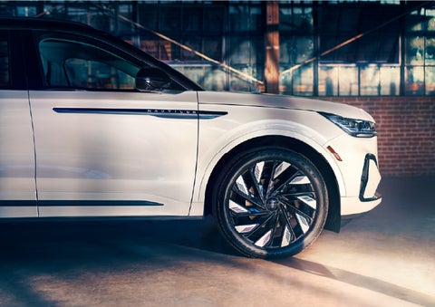 The wheels of the available Jet Appearance Package are highlighted. | Bozard Lincoln in Saint Augustine FL