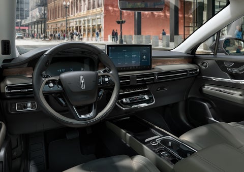The interior dashboard of 2026 Lincoln Corsair® SUV is shown here. | Bozard Lincoln in Saint Augustine FL
