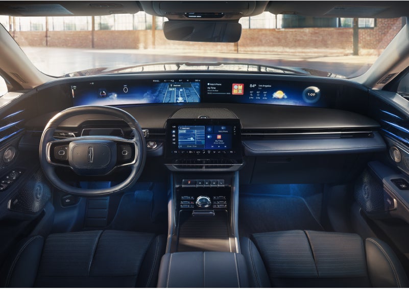 The panoramic display is shown in a 2026 Lincoln Nautilus® SUV. | Bozard Lincoln in Saint Augustine FL