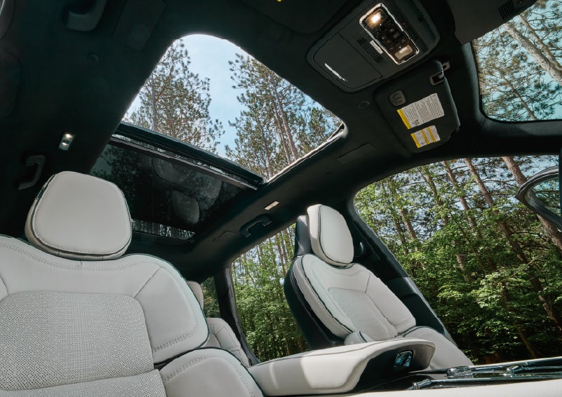 The front seats of a 2027 Lincoln Aviator® Black Label™ SUV | Bozard Lincoln in Saint Augustine FL